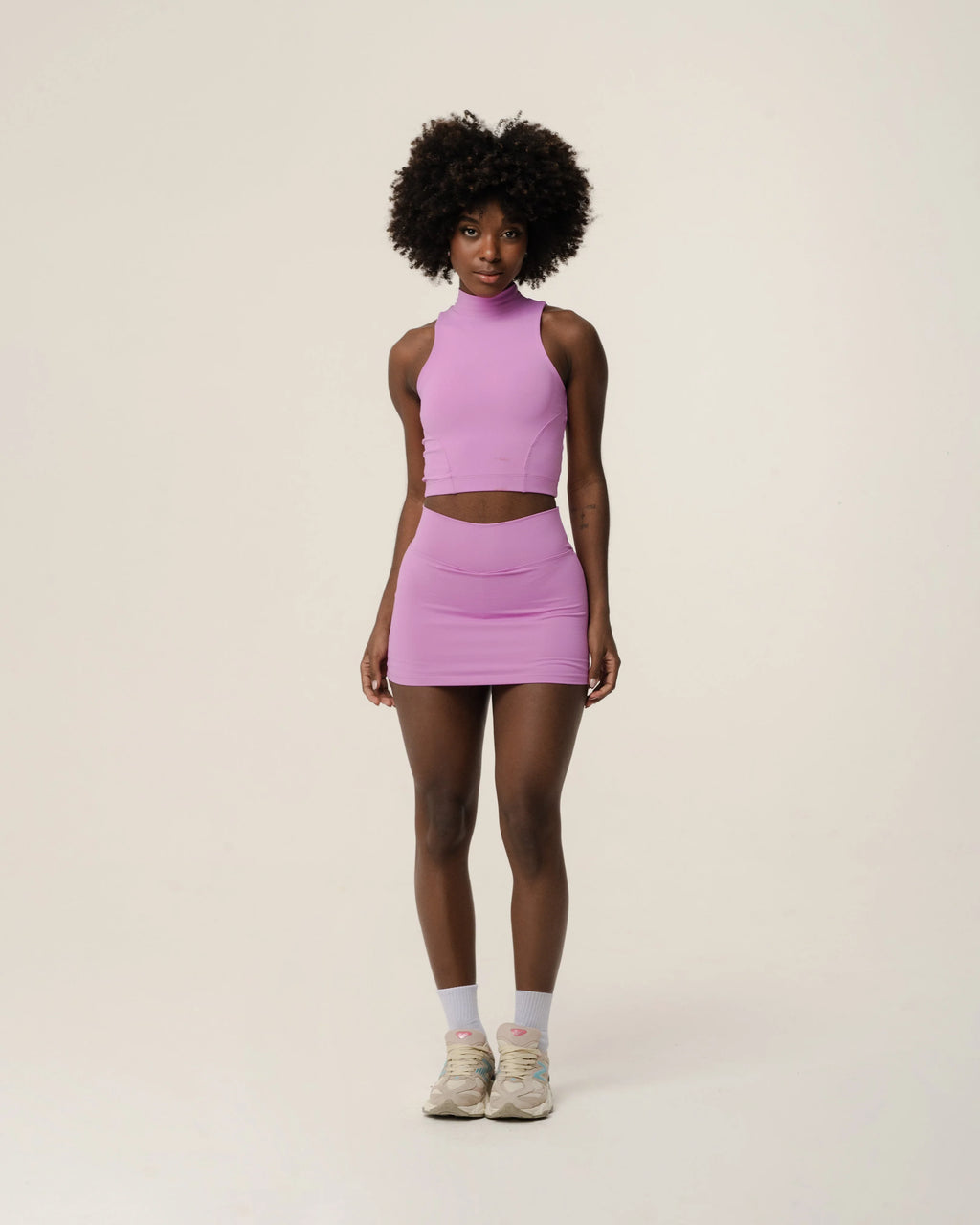 Conjunto Short-Saia Neck - Plano Fit
