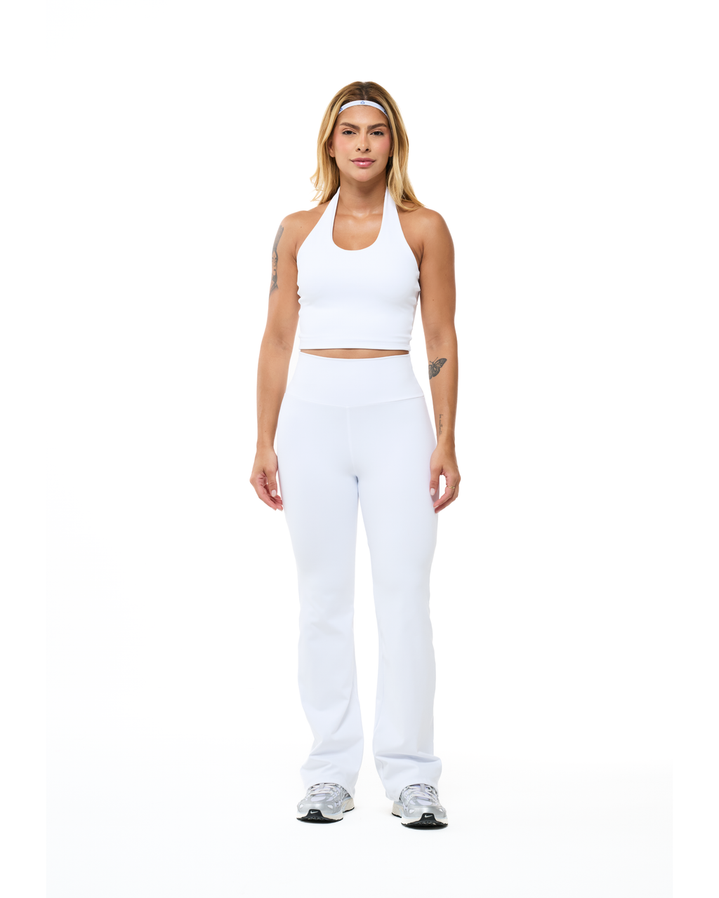 Conjunto Flare cor Branco Plano Fit