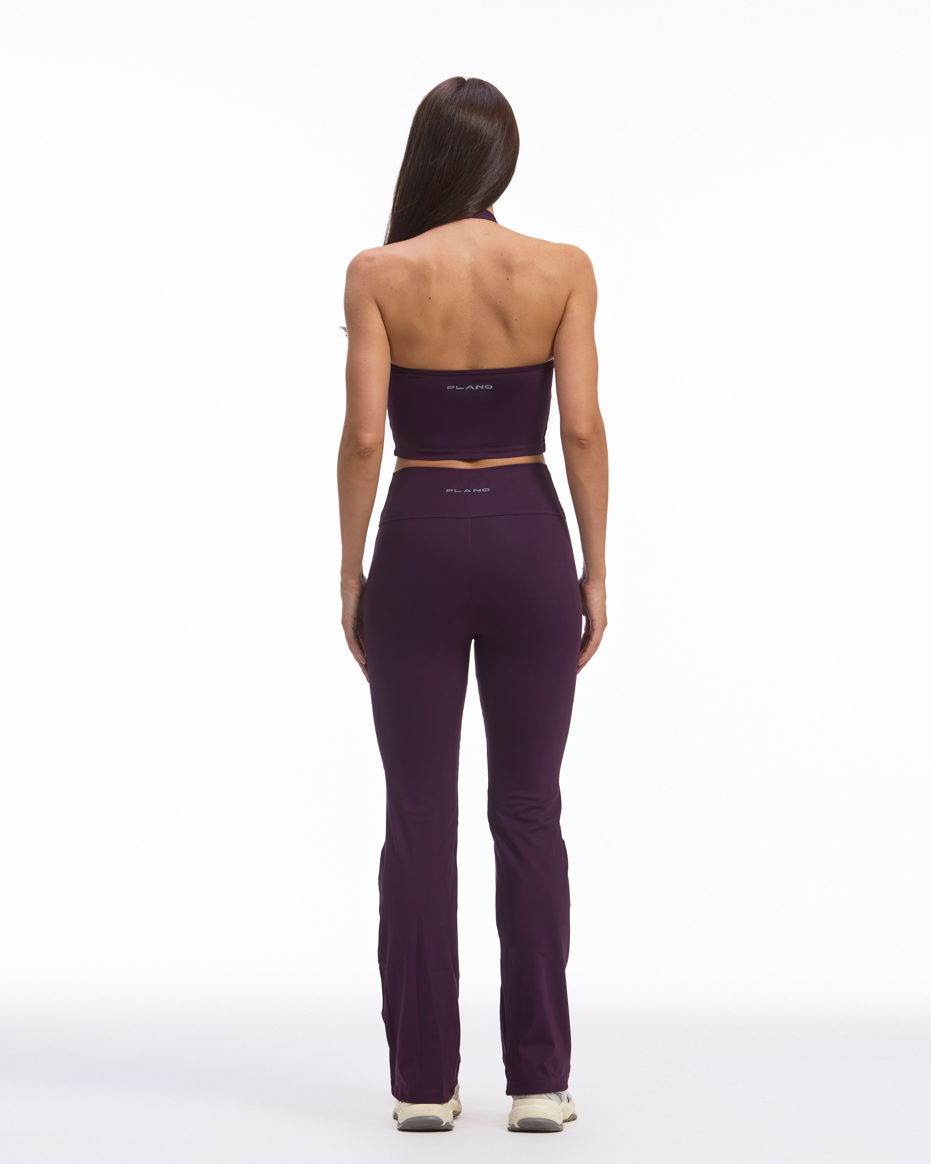 Conjunto Flare cor Roxo Açai Plano Fit